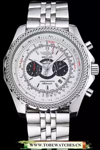 Breitling Bentley Supersports White Dial Stainless Steel Case And Bracelet En60117