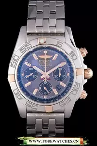 Breitling Chronomat Blue Dial With Stainless Steel Strap En59612