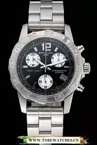 Breitling Colt Chronograph Ii Black Dial Stainless Steel Bracelet En119207