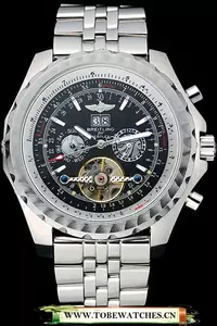 Breitling Bentley Mulliner Tourbillon Black Dial Stainless Steel Case And Bracelet En120701