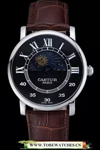 Cartier Moonphase Black Dial En59893