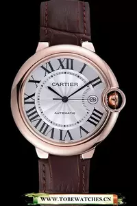 Cartier Ballon Bleu Brown Leather Bracelet En59965