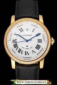 Cartier Ballon Bleu Gmt Silver Dial Rose Gold Case And Bracelet En122738
