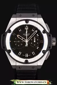 Hublot King Power Stainless Steel With Rubber Band En59489