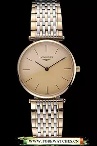 Longines La Grande Classique Two Tone Band Champagne Dial Homme En59996