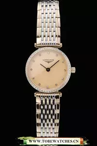 Longines La Grande Classique Champagne Dial Two Tone Bracelet Femme En60038