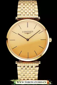 Longines Grande Classique Gold Dial Gold Case And Bracelet En122772