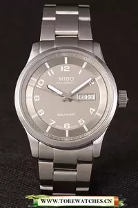 Mido Multifort Stainless Steel Strap Silver Dial En59280