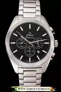 Omega Globemaster Master Chronometer Black Dial Stainless Steel Bracelet En124465