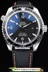 Omega Seamaster Planet Ocean Black Case Black Dial En58124
