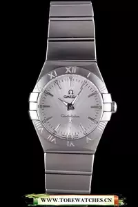 Omega Constellation Grey Dial Stainless Steel Band En59532