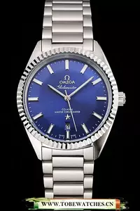 Omega Globemaster Blue Dial Stainless Steel Case And Bracelet En122453