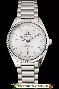 Omega Globemaster Silver Dial Stainless Steel Case And Bracelet En122458