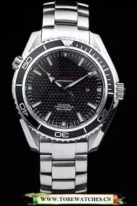 Omega Seamaster Planet Ocean Co Axial Black Case Black Dial En58112