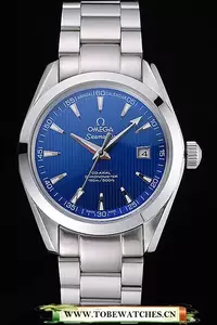 Omega Seamaster Blue Dial Stainless Steel Band En60064