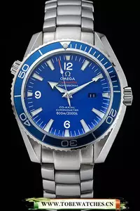 Omega Seamaster Planet Ocean Blue Dial Stainless Steel Bracelet En60426