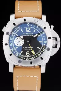 Panerai Luminor Submersible Black Dial Leather Bracelet En80862