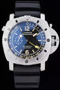 Panerai Luminor Submersible Black Dial Black Rubber Bracelet En80872