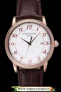 Patek Philippe Calatrava Rose Gold White Dial En59898