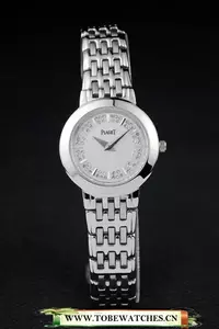 Piaget Traditional Stainless Steel Case Double Studded Minute Markers Silver Dial En58235