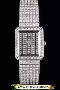 Piaget Limelight Diamonds Encrusted Stainless Steel Watch En59307
