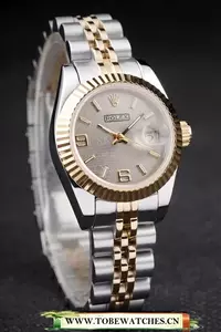 Rolex Datejust Two Tone Stainless Steel Yellow Gold Plated En58015