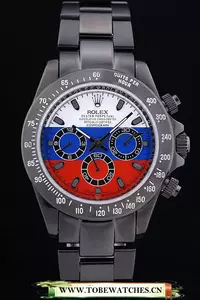 Rolex Cosmograph Daytona Black Bracelet Russian Flag Dial En58653