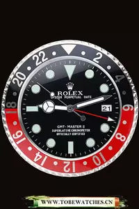 Rolex Gmt Master Ii Wall Clock Black Red En60370