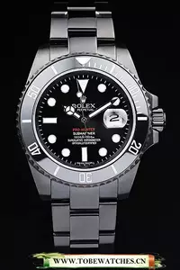 Rolex Submariner Pro Hunter Black Steel Strap Black Dial En58152