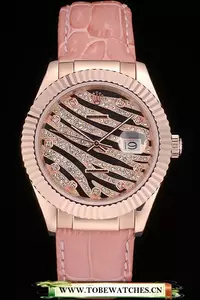 Rolex Datejust Special Edition 2012 Pale Pink Leather Strap En59217