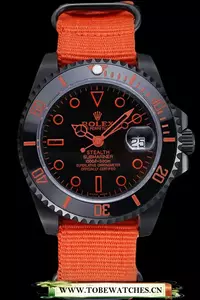 Rolex Stealth Submariner Orange Nylon Strap En59925