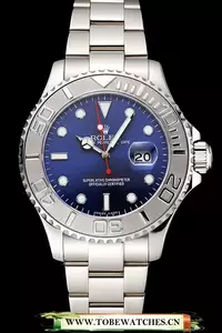 Rolex Yacht Master Blue Dial Stainless Steel Case And Bracelet En122490