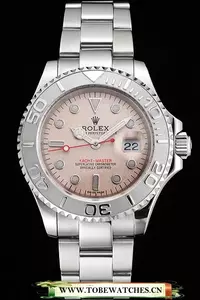 Rolex Yacht Master Champagne Dial Stainless Steel Case And Bracelet En123002