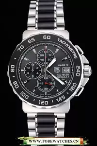 Tag Heuer Formula 1 Calibre 16 Chronograph Grey Dial Two Tone Stainless Steel Band En60308