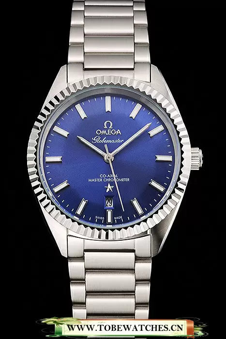 Omega Globemaster Blue Dial Stainless Steel Case And Bracelet En122453