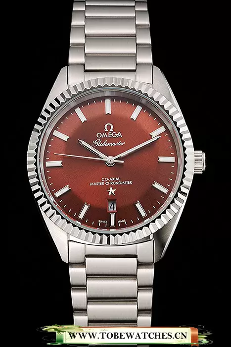 Omega Globemaster Brown Dial Stainless Steel Case And Bracelet En122454