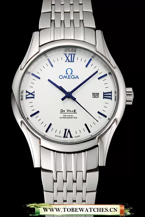 Omega De Ville White Dial Stainless Steel Case And Bracelet En123894