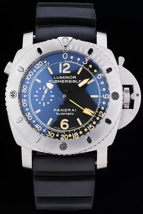 Panerai Luminor Submersible Black Dial Black Rubber Bracelet En80872