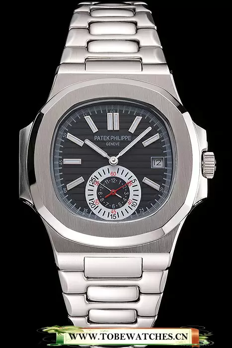 Patek Philippe Nautilus Black Dial Stainless Steel Case And Bracelet En121972