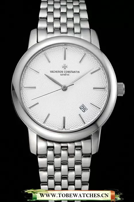 Vacheron Constantin Patrimony Silver Dial Stainless Steel Case And Bracelet En120862