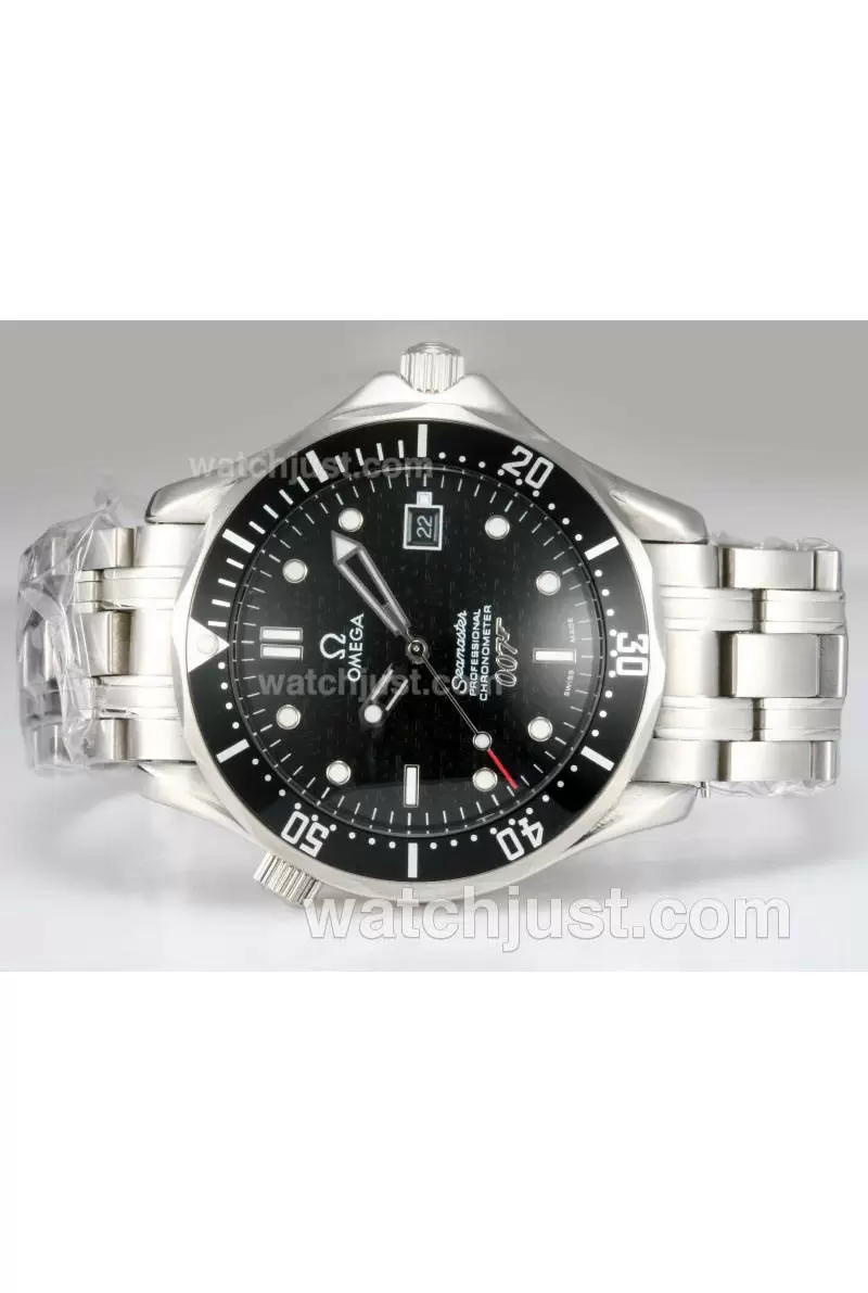 Omega Seamaster 007 James Bond Automatic With Black Dial And Bezel En15096