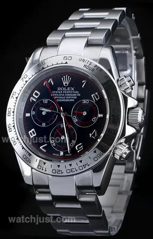 Rolex Daytona Automatic With Black Dial Red Marking En20189