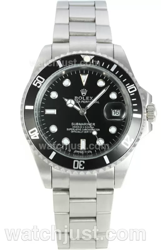 Rolex Submariner Automatic With Black Bezel And Dial S/s En126580