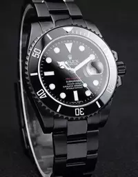 Swiss Rolex Submariner Pro Hunter Black Steel Strap Black Dial Watch Brands Rol3849