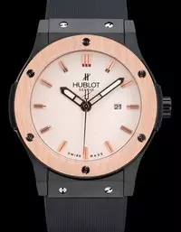 Swiss Hublot Big Bang Black Rubber Strap Beige Dial Watch Brands Hu3883