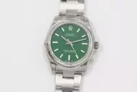Swiss Rolex Oyster Perpetual Green Dial Stainless Steel Case And Bracelet Rol20789